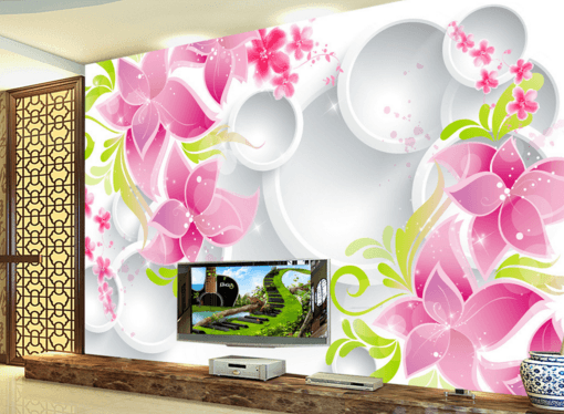 3D Flower Shining 173 Wallpaper AJ Wallpaper 