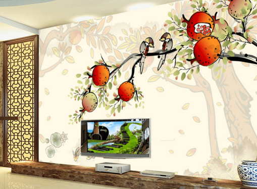 3D Bear Fruit 144 Wallpaper AJ Wallpaper 
