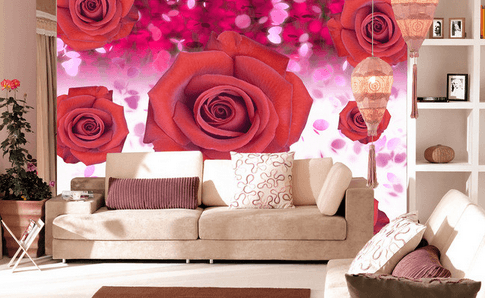 3D Big Rose 793 Wallpaper AJ Wallpaper 