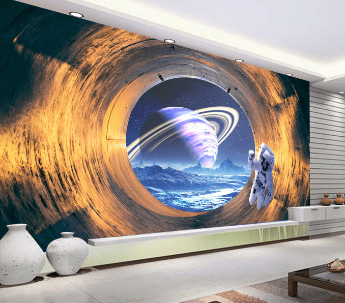 3D Planet 052 Floor Mural Wallpaper AJ Wallpaper 2 