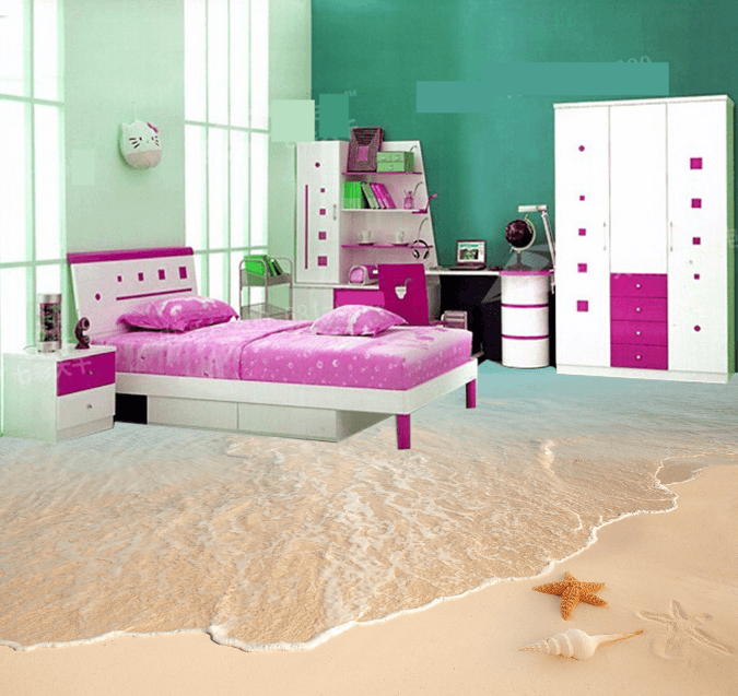 3D Calm Sea 179 Floor Mural Wallpaper AJ Wallpaper 2 