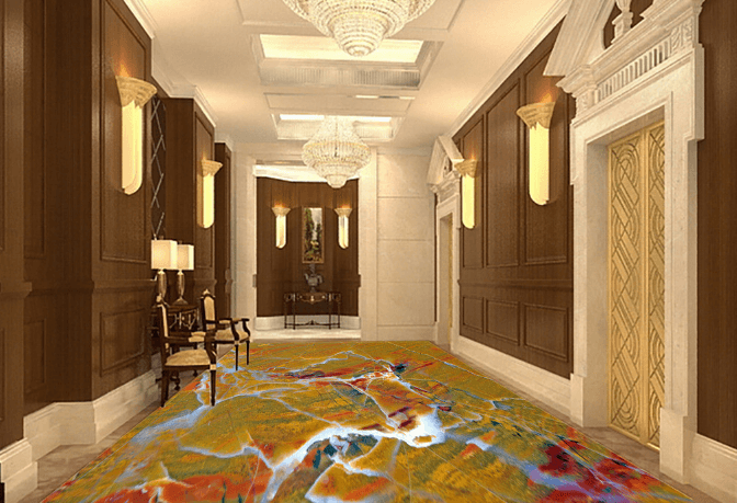 3D Field Lines 176 Floor Mural Wallpaper AJ Wallpaper 2 