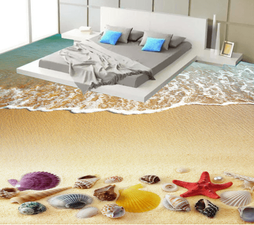 3D Lovely Sea Shell 169 Floor Mural Wallpaper AJ Wallpaper 2 