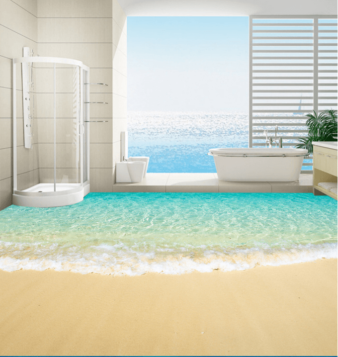 3D Boundless Sea 161 Floor Mural Wallpaper AJ Wallpaper 2 