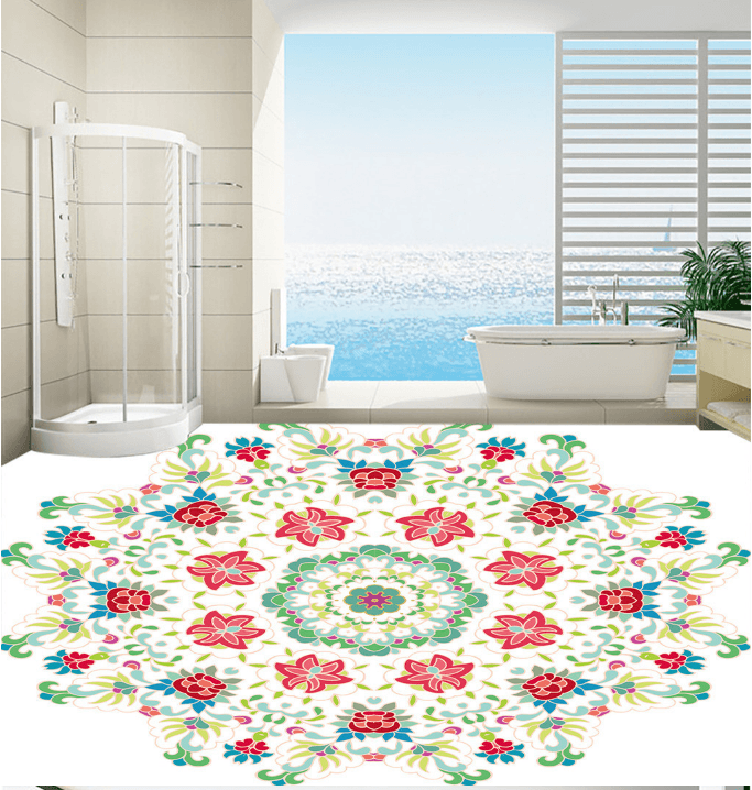 3D Beautiful Flower 129 Floor Mural Wallpaper AJ Wallpaper 2 
