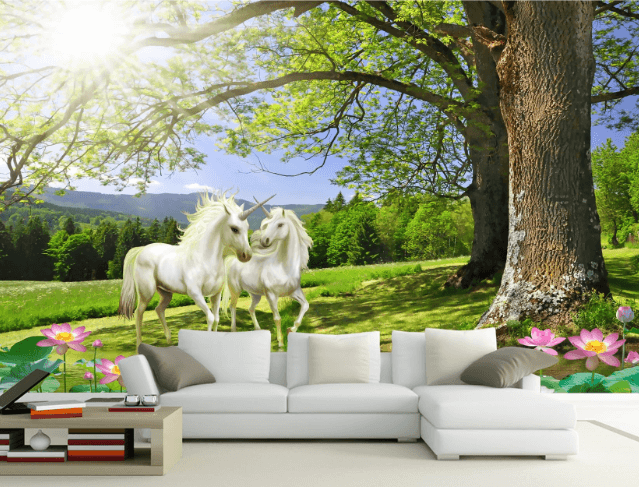 3D Sun Unicorn 169 Wallpaper AJ Wallpaper 