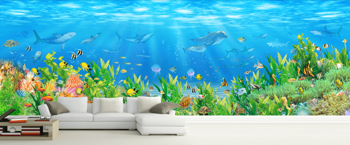 3D Dolphin Bubbles 181 Wallpaper AJ Wallpaper 