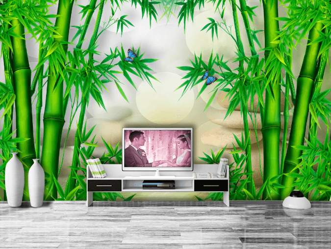 3D Bamboo Forest 212 Wallpaper AJ Wallpaper 