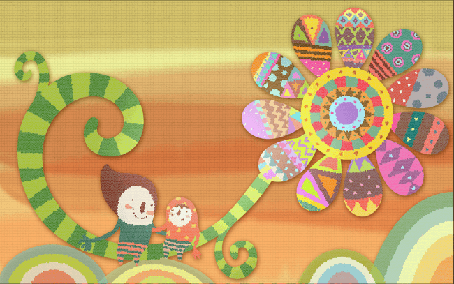 3D Flower Swing Wallpaper AJ Wallpaper 