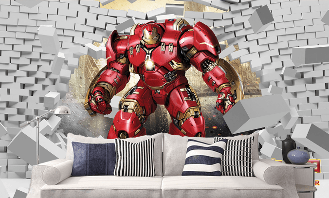 3D Handsome Iron Man Wallpaper AJ Wallpaper 