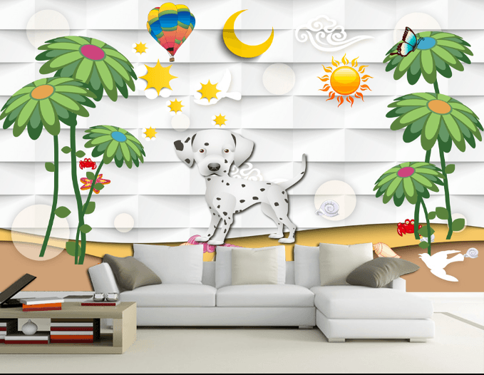 3D Pretty Lovely Dog Wallpaper AJ Wallpaper 