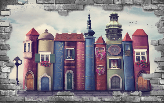 3D Tall Buildings And Bricks Wallpaper AJ Wallpaper 