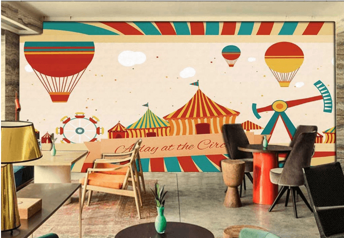 3D Amusement Park Wallpaper AJ Wallpaper 