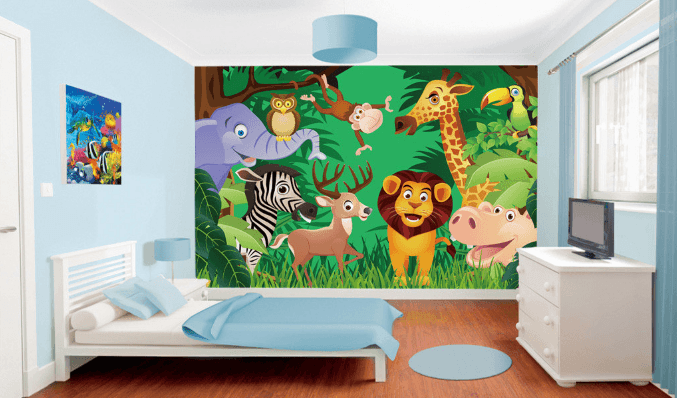 3D Forest Lovely Animals Wallpaper AJ Wallpaper 