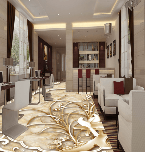 3D Phnom Penh 151 Floor Mural Wallpaper AJ Wallpaper 2 