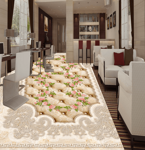 3D Plum Blossom 106 Floor Mural Wallpaper AJ Wallpaper 2 