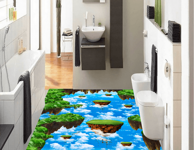 3D Vacant 160 Floor Mural Wallpaper AJ Wallpaper 2 