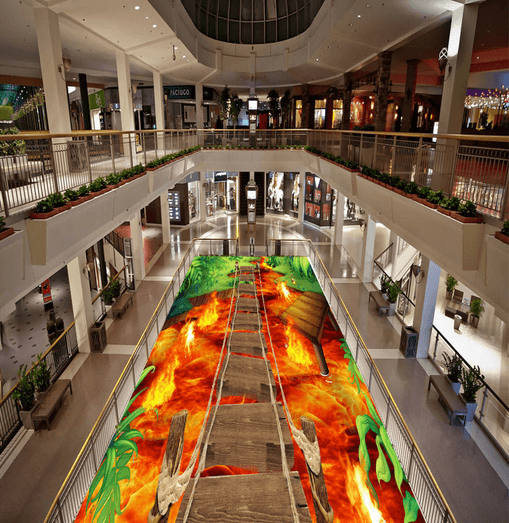 3D Magma 082 Floor Mural Wallpaper AJ Wallpaper 2 