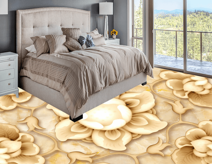 3D Flower In Flower 1032 Floor Mural Wallpaper AJ Wallpaper 2 
