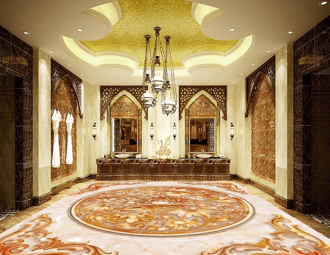 3D Red Flower 090 Floor Mural Wallpaper AJ Wallpaper 2 