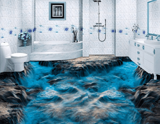3D The Sea 086 Floor Mural Wallpaper AJ Wallpaper 2 