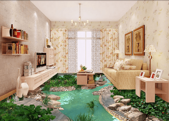 3D Ashore 189 Floor Mural Wallpaper AJ Wallpaper 2 