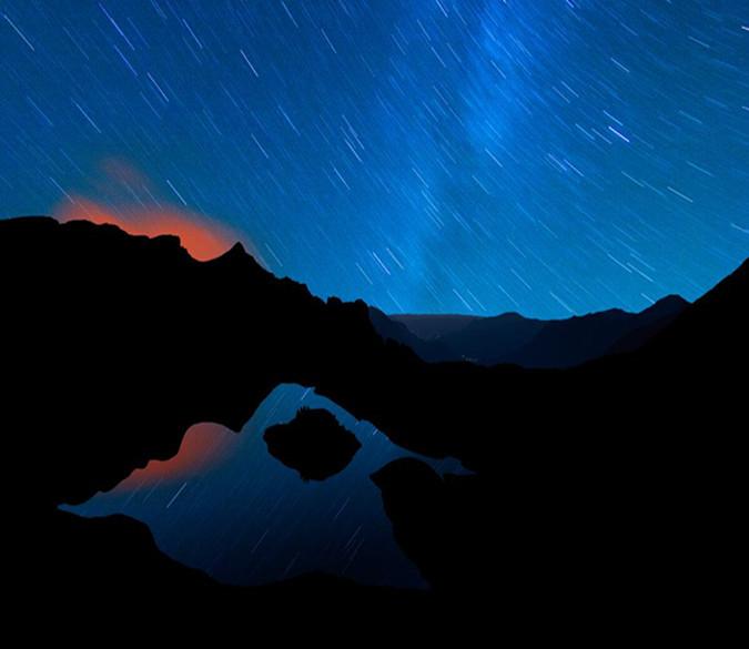 Meteor shower In Night Sky 922 Wallpaper AJ Wallpaper 1 