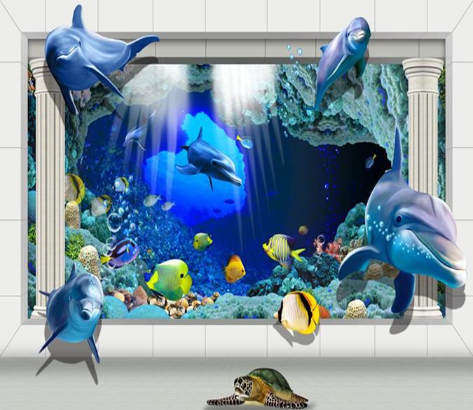 3D Dolphin 5 Wallpaper AJ Wallpaper 1 