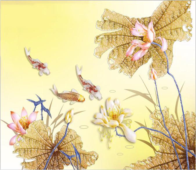 Swimming Fish And Louts 75 Wallpaper AJ Wallpaper 1 