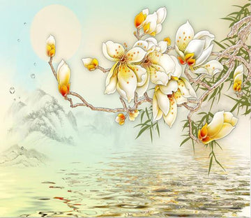 White Pear Flower 654 Wallpaper AJ Wallpaper 1 