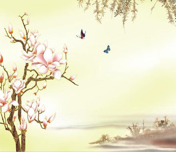 Peach Flower On Branch 6222 Wallpaper AJ Wallpaper 1 