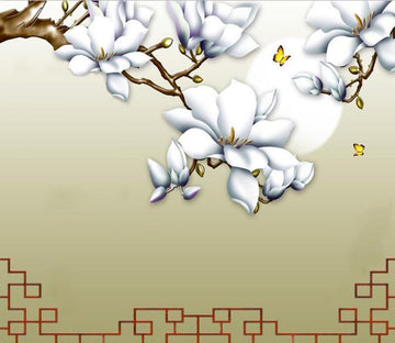 White Flower And Bright Moon 33 Wallpaper AJ Wallpaper 1 