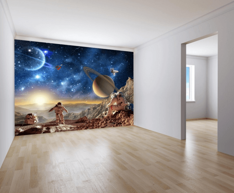 3D Astronaut Planet 248 Wallpaper AJ Wallpaper 