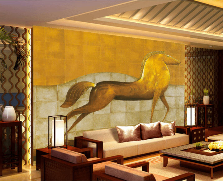 3D Carved Horse 164 Wallpaper AJ Wallpaper 