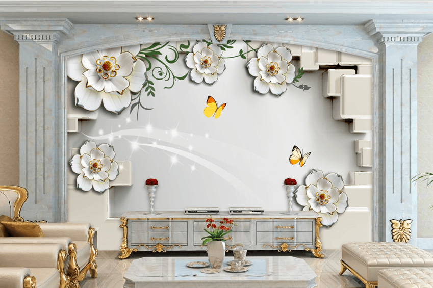 3D Butterfly Stars 100 Wallpaper AJ Wallpaper 