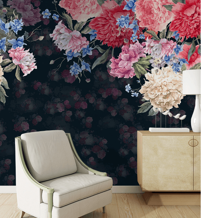 3D Big Flower Group 021 Wallpaper AJ Wallpaper 