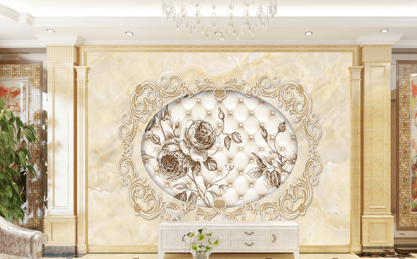 3D Sketch Flower 566 Wallpaper AJ Wallpaper 