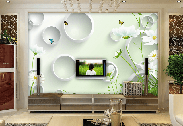 3D Grass Butterfly 497 Wallpaper AJ Wallpaper 