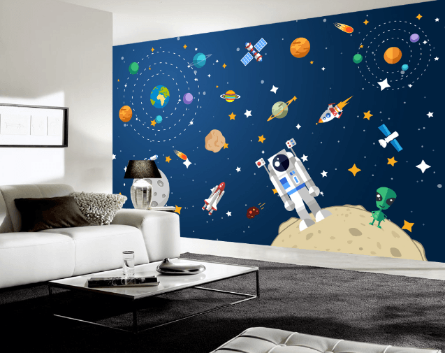 3D Planet Astronaut 496 Wallpaper AJ Wallpaper 