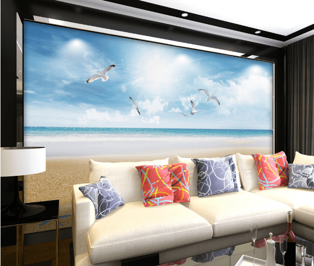 3D Beach Love 400 Wallpaper AJ Wallpaper 