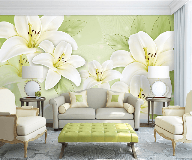 3D Blooming Brightly 391 Wallpaper AJ Wallpaper 