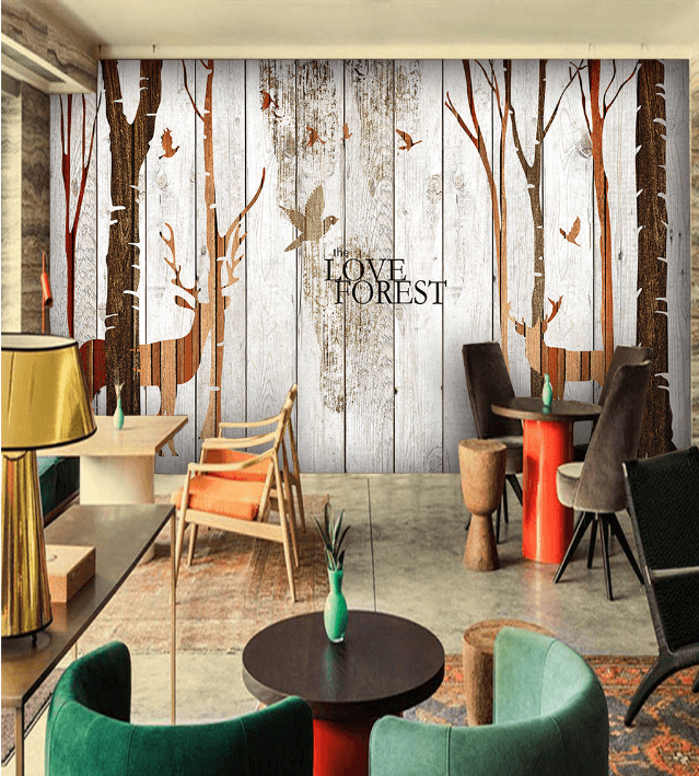 3D Deer Shadow 352 Wallpaper AJ Wallpaper 