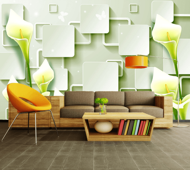 3D Beautiful Lily 345 Wallpaper AJ Wallpaper 