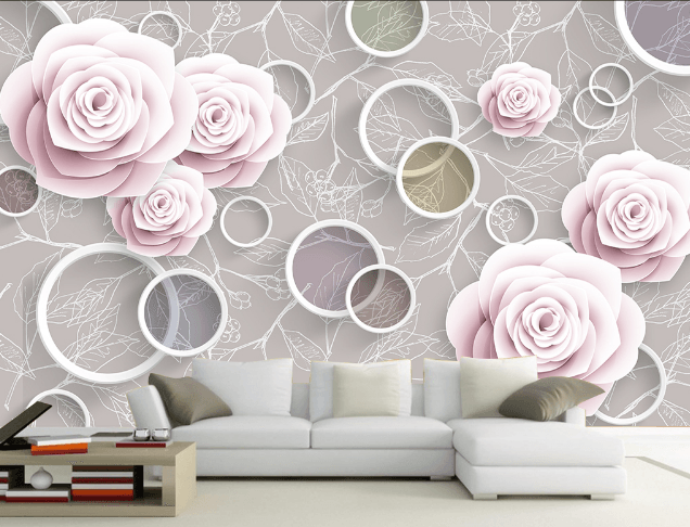 3D Blooming Flowers 323 Wallpaper AJ Wallpaper 
