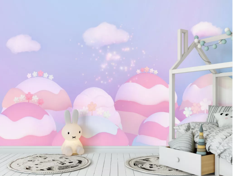 3D Pink Egg WC919 Wall Murals