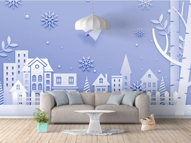 3D Paper Plane WC890 Wall Murals