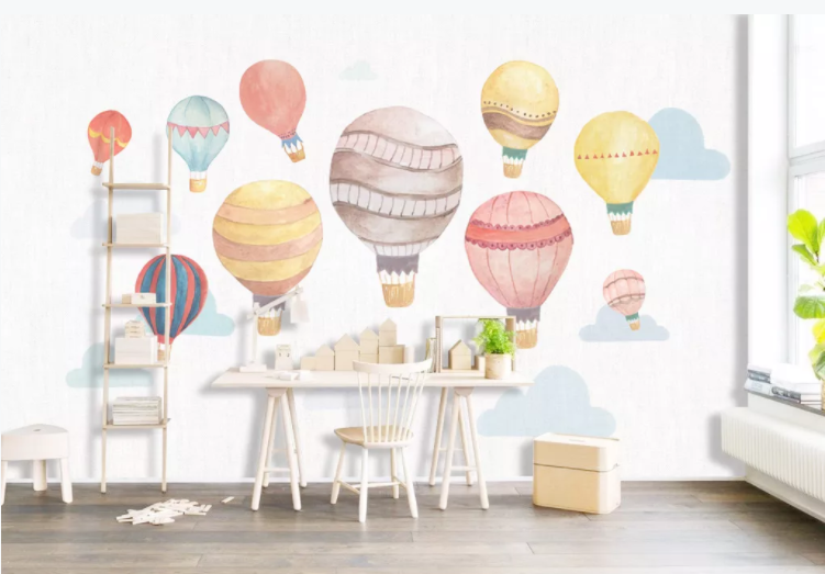 3D Colorful Balloons WC760 Wall Murals