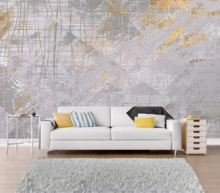 3D Grey Texture WC1842 Wall Murals