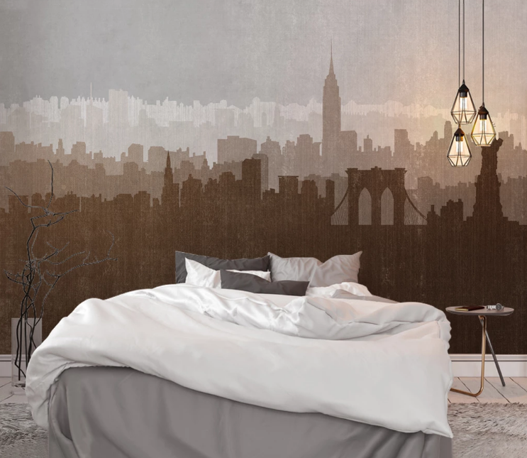 3D New York Building WC2393 Wall Murals