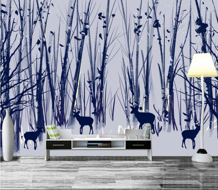 3D Forest Fawn WC1303 Wall Murals